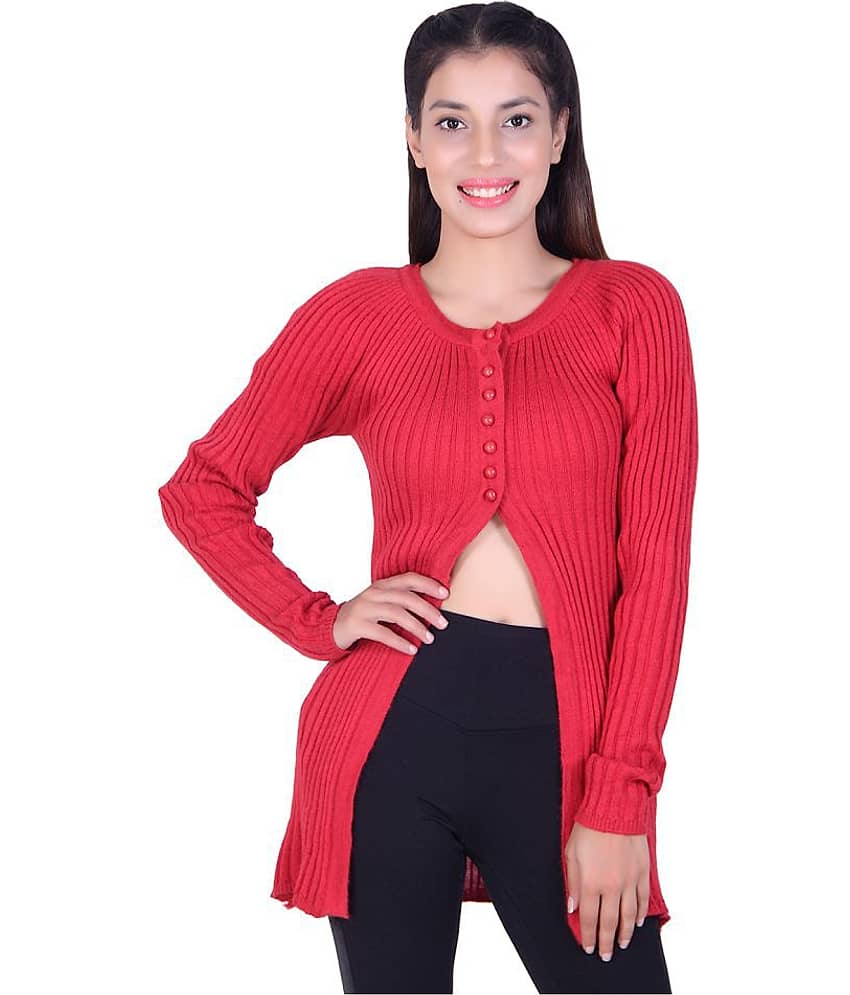 Ogarti Woollen Shrugs - Red