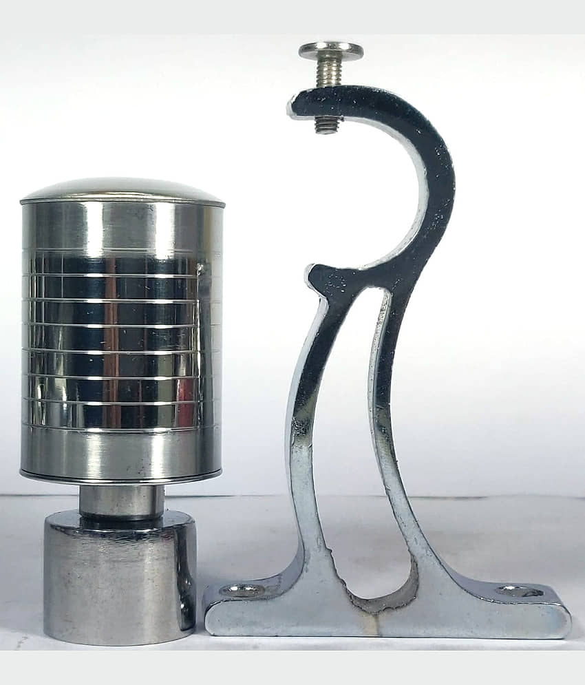 RR Collection Set of 6 Stainless Steel Single Rod Bracket