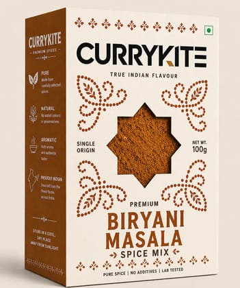 CurryKite Biryani Masala 100g  Aromatic and Flavorful Biryani