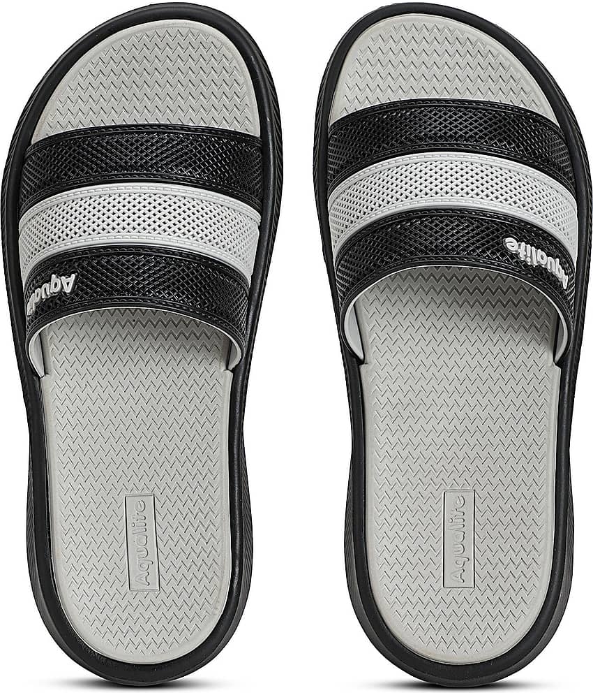 Aqualite Black Men's Slide Flip Flop