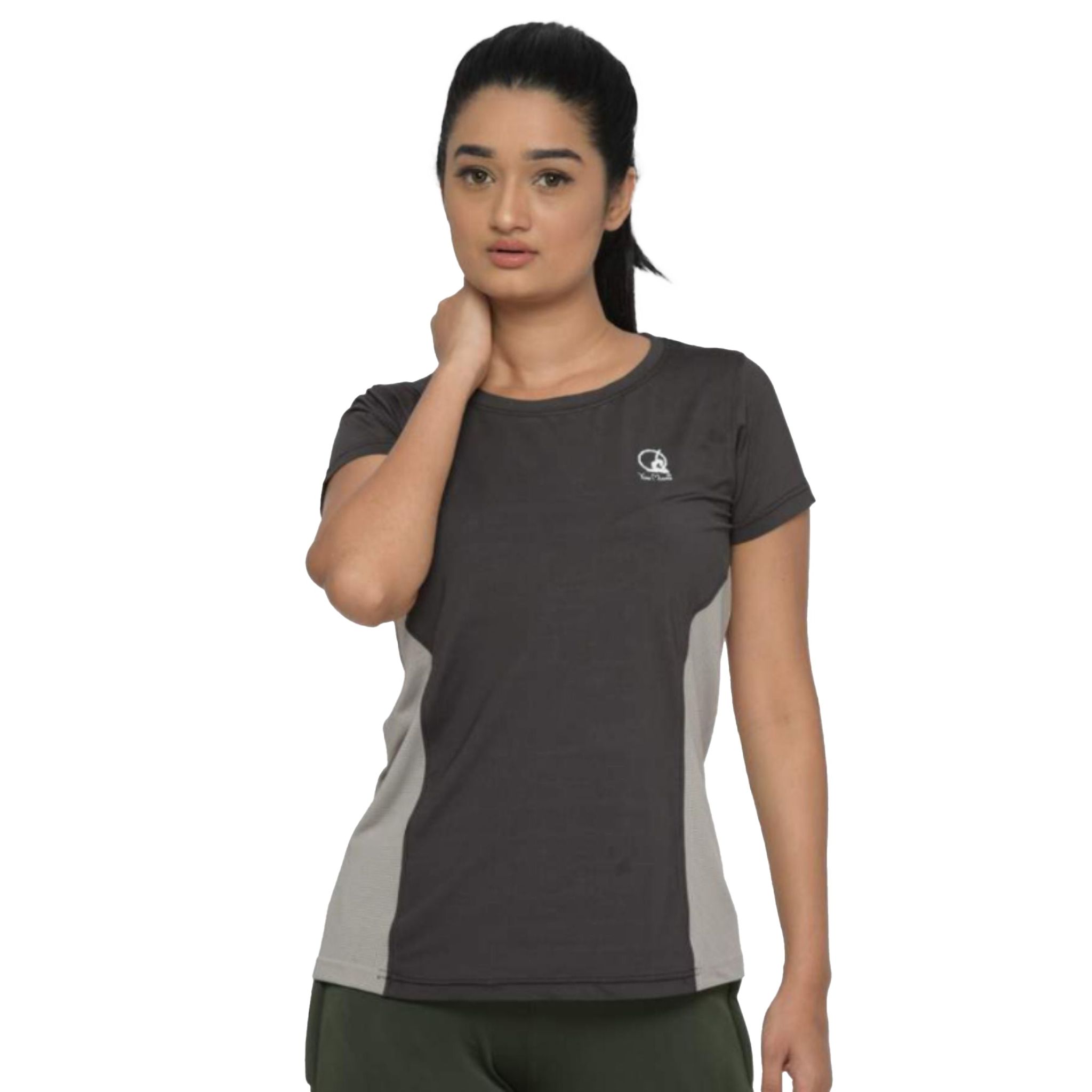 Yoni Mudra Women's Breathable Ultra-Soft Half Sleeves TShirt 
