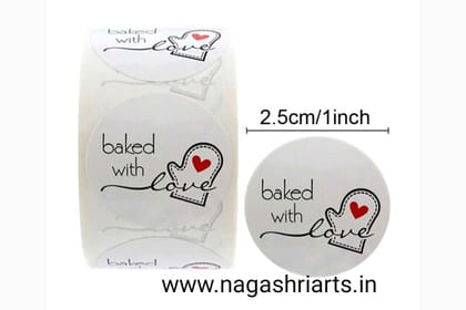 Baked With Love  Stickers - 14