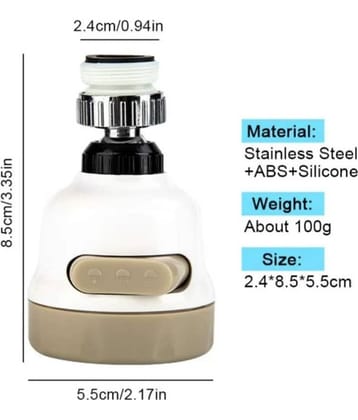 Shop Stopper  radhe. 360ÃÂ° Rotating Water-Saving Sprinkler faucet