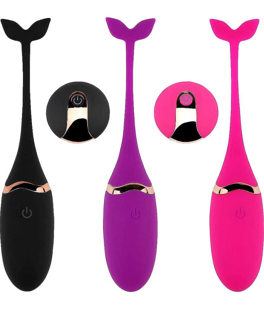 Fish Shaped Vibrating Egg With Wireless Remote Control And USB Charging Sex Toy For Women