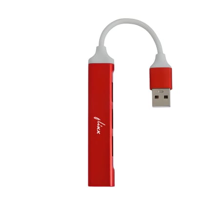 LA'FORTE USB-A Hub 4-Port USB 3.0 High-Speed Data Hub Expand Connectivity for Laptops & Pcs (Random Color Supply)