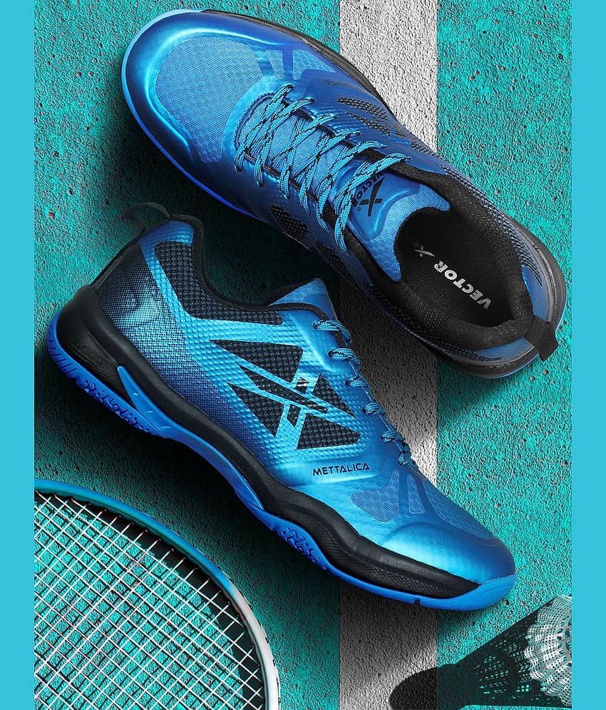 Vector X METTALICA Blue Indoor Court Shoes