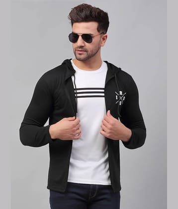 Rigo Black Hooded Sweater Single