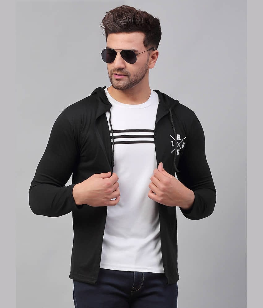 Rigo Black Hooded Sweater Single