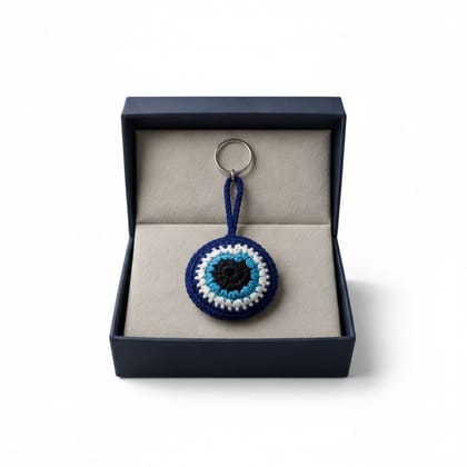 Blue Evil Eye Key Chain