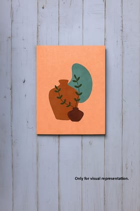 Dbeautify's DIY MDF Vase & Leaf traditional painting