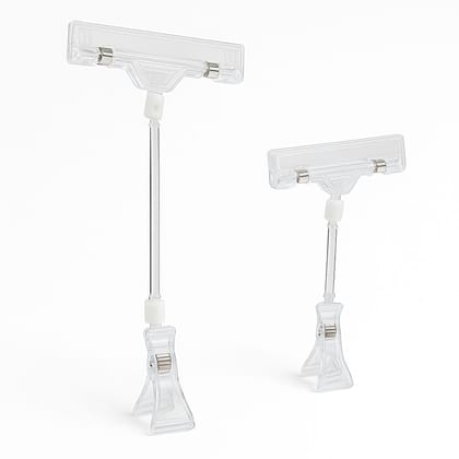 Product price tag holder Sign Clips