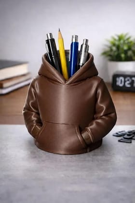 Hoodie Style Pen Holder (BROWN)