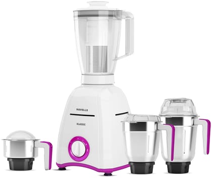 Havells Klassic 750 watts 4 Jar Mixer Grinder with 304 SS Blades, Large Size SS Jars, Break Resistant Polycarbonate Transparent Jar Lids With Twist & Lock Mechanism Havells Klassic 750 watts 4 Jar Mixer Grinder with 304 SS Blades, Large Size SS Jars, Bre