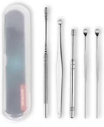 Elecsera Ear Earwax Removal Ear Wax Cleaner Swab Spiral Ear Pick (100 g, Set of 6)