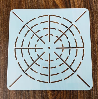 Imported Stencils- 5"*5"- Dot Mandala