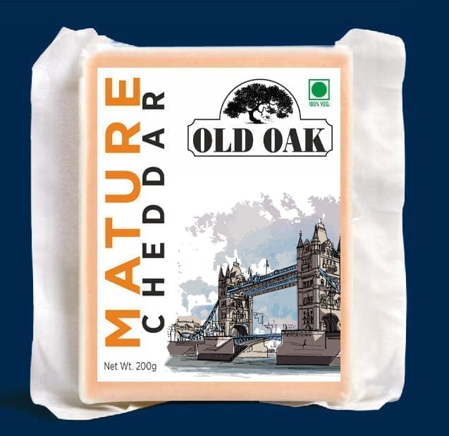 Old Oak Mature Colour Cheddar Cheese 200g
