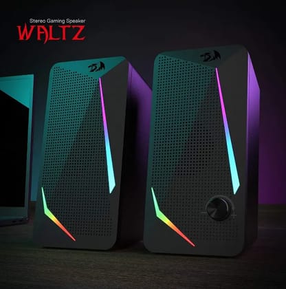 (Refurbished) Redragon Waltz GS510 - RGB 2.0 Channel Gaming Wired Desktop Speakers (Refurbished) Redragon Waltz GS510 - RGB 2.0 Channel Gaming Wired Desktop Speakers