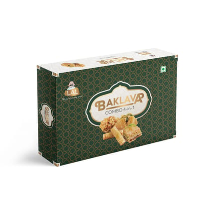 Lal Sweets Baklava 4-In-1 - 650g