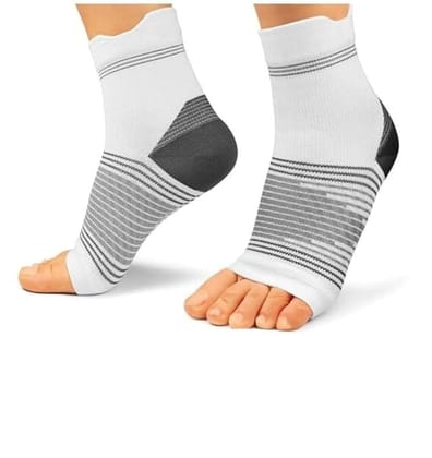 3_Pair Set Unisex Casual Cotton Printed Ankle Length Support Socks (Multicolor)-PID63410