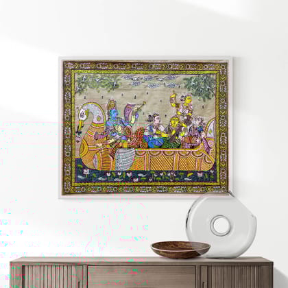 Nabakeli Patta Tussar Painting