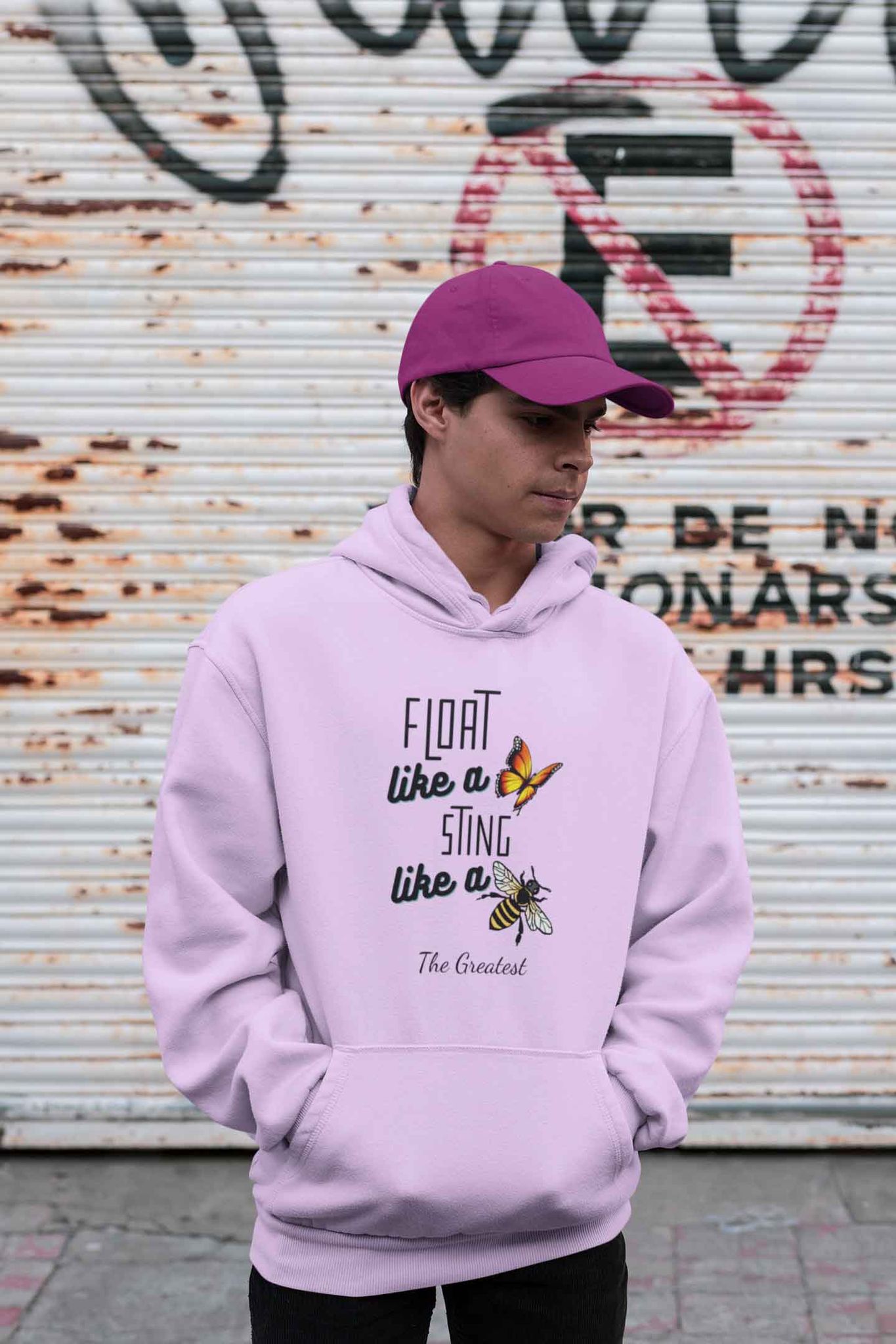 Hoodie (Men) - Bee The Greatest (7 Colours)