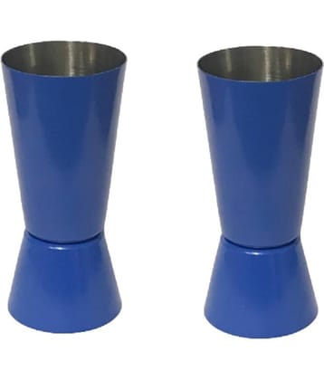 Dynore - Navy Blue Stainless Steel Peg Measurer ( Pack of 2 )