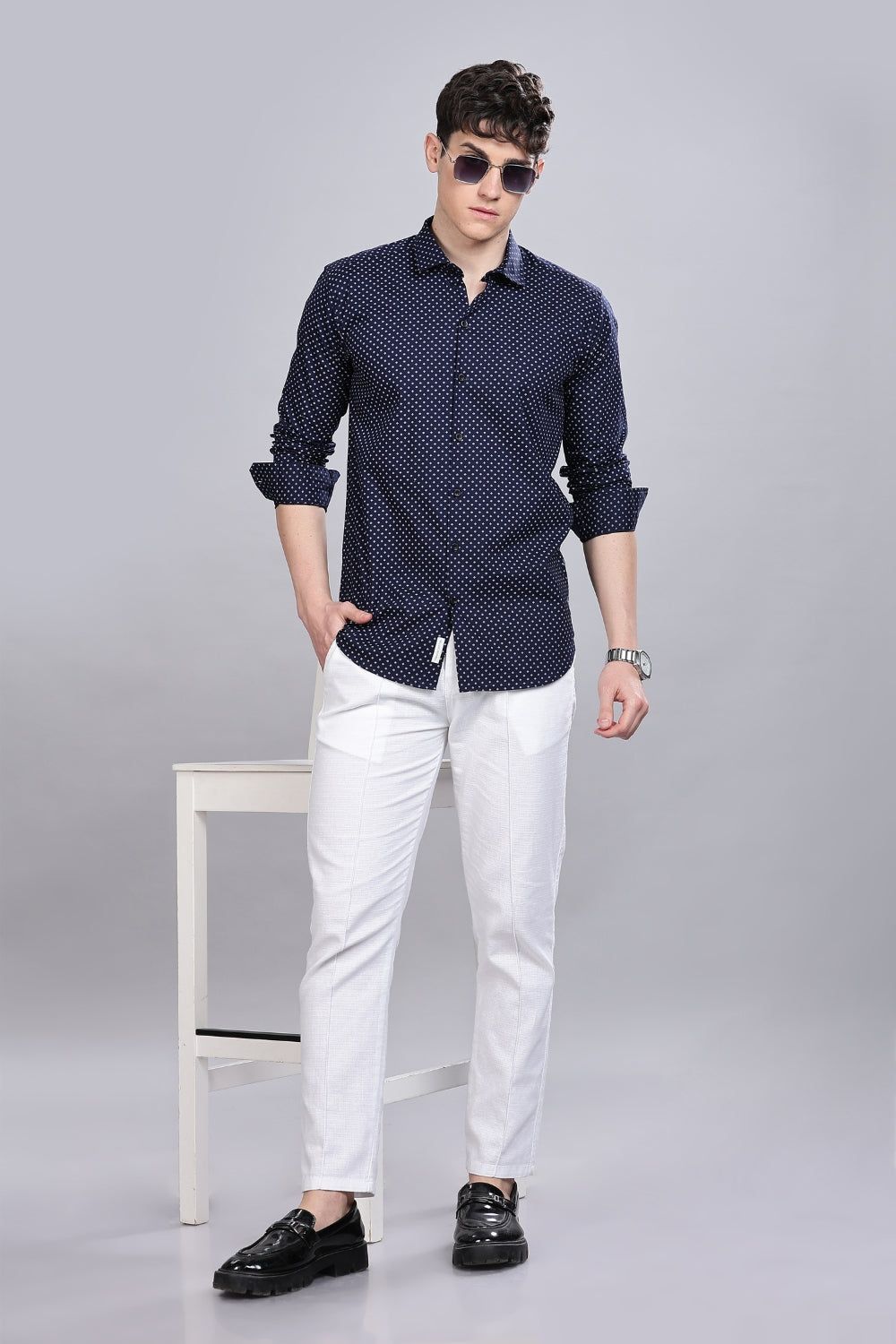 Snow Flakes Printed Shirt