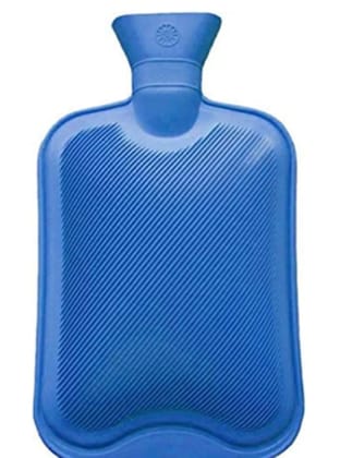 Premium Hot Water Bag for Pain Relief | 2L Leak-Proof Heating Bottle | Heat Therapy (Blue)