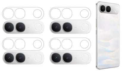ISAAK Back Camera Lens Protector compatible for Vivo S2 (Pack of 4)