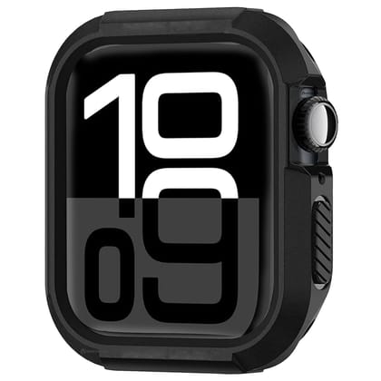 newtechno Tough Armour Case Compatible for Apple Watch Series 11 46mm (2025), Series 10 46mm (2024), Military Grade Protective Cover, Flexible Shockproof Durable TPU Case for Apple Watch Series 11/10 newtechno Tough Armour Case Compatible for Apple Watch