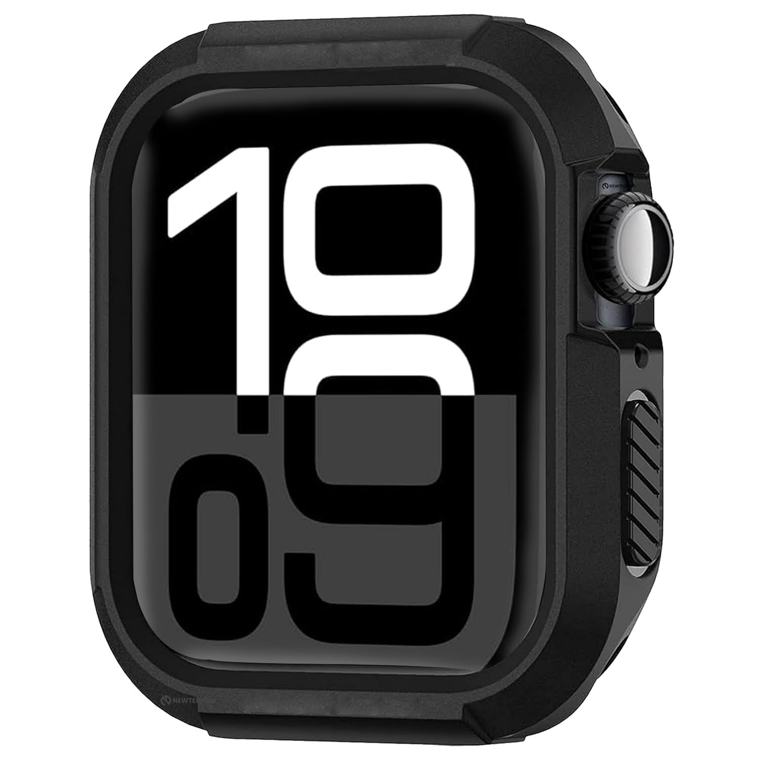 newtechno Tough Armour Case Compatible for Apple Watch Series 11 46mm (2025), Series 10 46mm (2024), Military Grade Protective Cover, Flexible Shockproof Durable TPU Case for Apple Watch Series 11/10 newtechno Tough Armour Case Compatible for Apple Watch