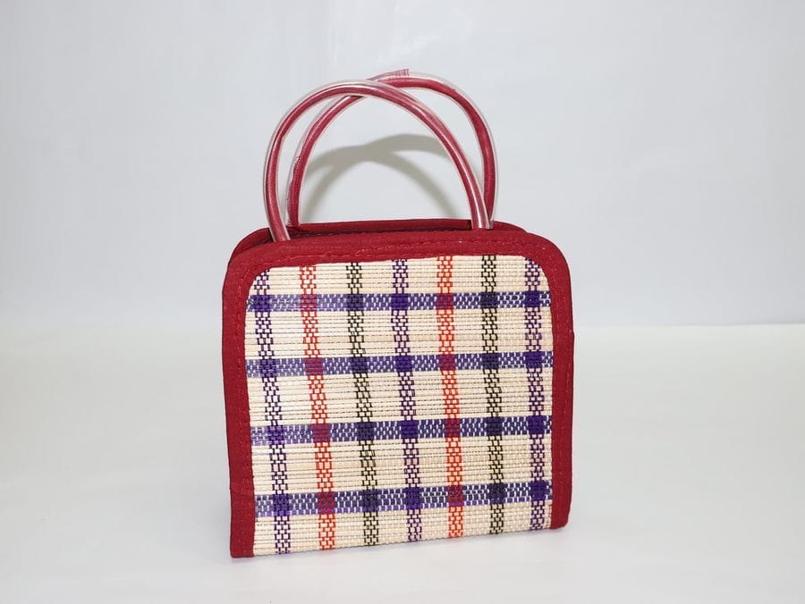 Bamboo mat made Hand Bag