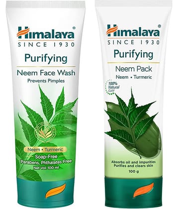 Himalaya - Acne or Blemishes Removal Face Wash For All Skin Type ( Pack of 2 )