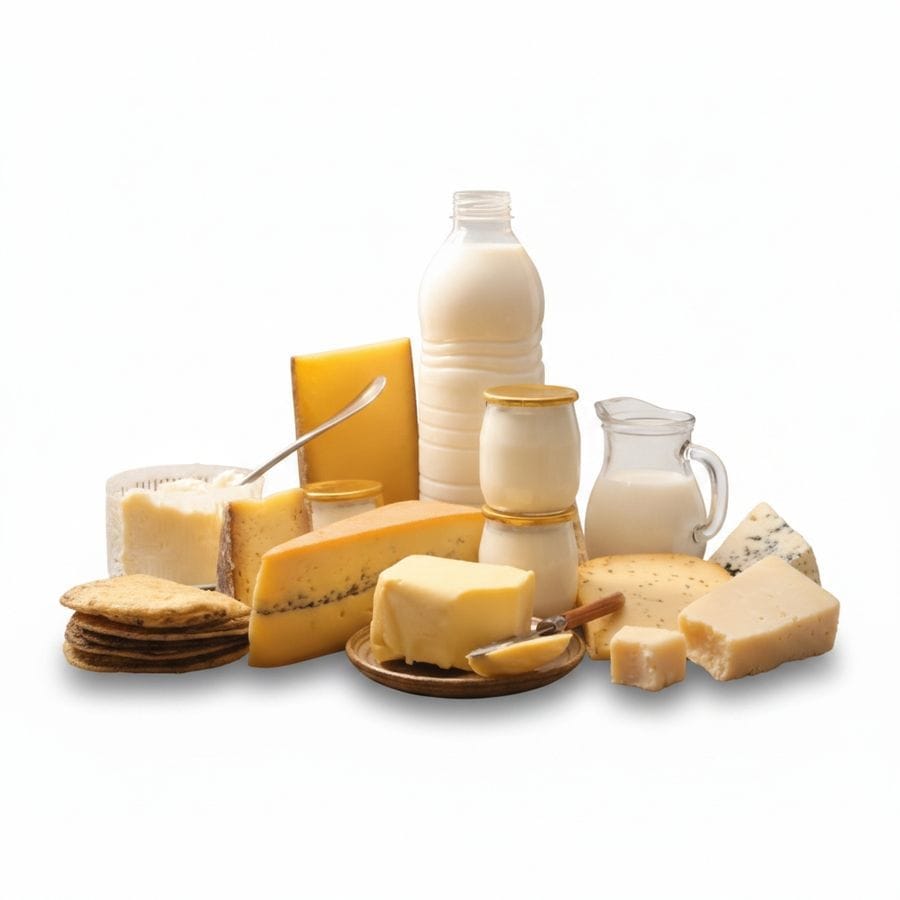 Assorted Gourmet Dairy and Cheese Collection - 1 kg - Assorted dairy and cheese pack