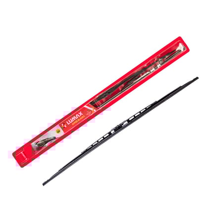 Lumax Standard Wiper Blade 16" and 20" | Front Windshield Wiper Blade | Graphite & Teflon Coated | Standard Wiper Set for Maruti Suzuki Wagon R (2019), Hyundai Santro, and Toyota Corolla