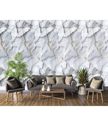 kramox Aluminum Foil Contact Paper Kitchen Oil-Proof Waterproof Self Adhesive Wallpaper for Bathroom Stickers Wall White (60CM X 200CM)