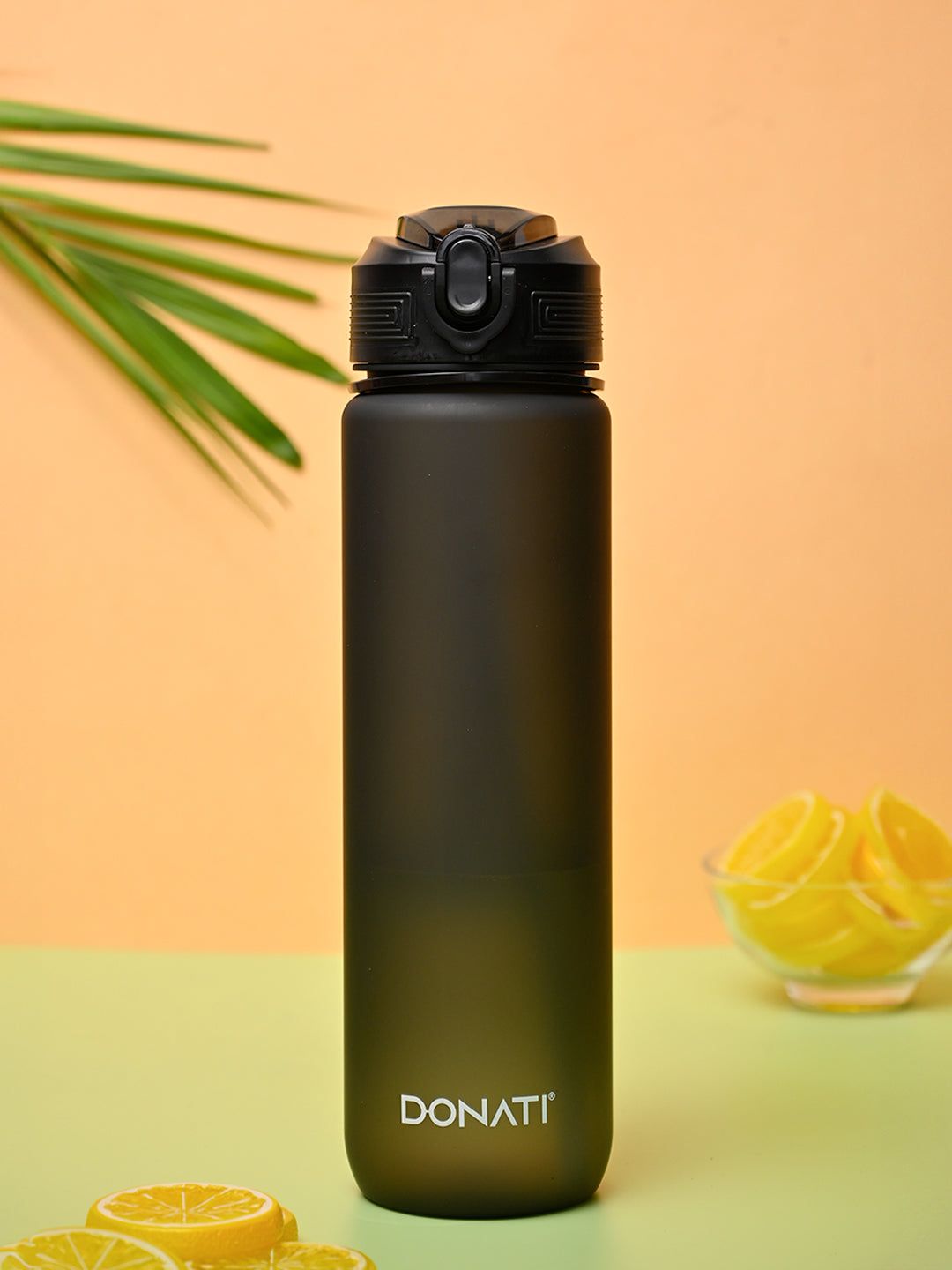Donati Travel Bottle 1000ML - Black Plastic Matte Finish