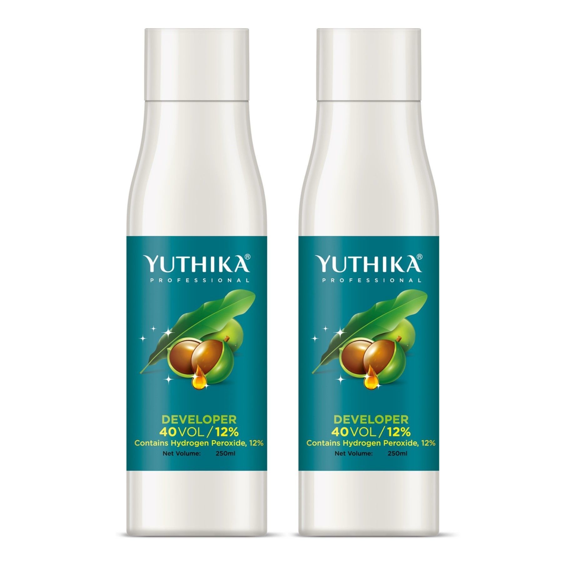 Yuthika Professional Developer for Hair Color 40 Volume (12%) 250ml - Pack of 2