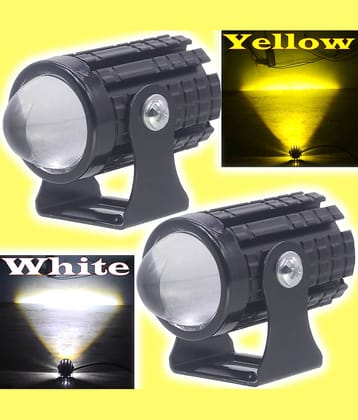 JMALL Front Left & Right Fog Light For All Car and Bike Models ( Set of 2 )