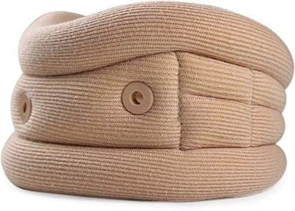 AABHA Adjustable Cervical Collar Neck Brace, Soft With Extra Support, Relieves Pain