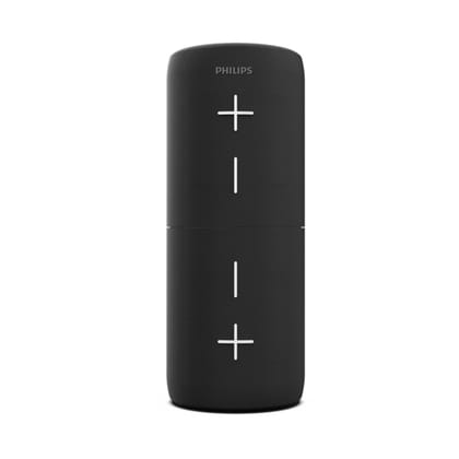 Philips TAS4400BK/94 Wireless Bluetooth Speaker, 40W, 8H Playtime, 52mm Driver, IPX4 Resistant, LED Indicator, 3600mAh Battery, USB-C Charging (Deep Black) Philips TAS4400BK/94 Wireless Bluetooth Speaker, 40W, 8H Playtime, 52mm Driver, IPX4 Resistant, LE Philips TAS4400BK/94 Wireless Bluetooth Speaker, 40W, 8H Playtime, 52mm Driver, IPX4 Resistant, LED Indicator, 3600mAh Battery, USB-C Charging (Deep Black) Philips TAS4400BK/94 Wireless Bluetooth Speaker, 40W, 8H Playtime, 52mm Driver, IPX4 Resistant, LE