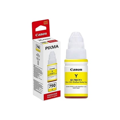 Canon Pixma GI 790 Yellow Genuine Ink Bottle, 70 ml