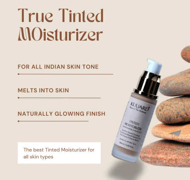 Kuuard Tinted Moisturiser | Glowy Finish & Deep Hydration | Niacinamide & Hyaluronic Acid