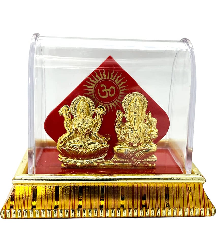 Awessome craft Acrylic Laxmi Ganesh Idol ( 7.5 cm )