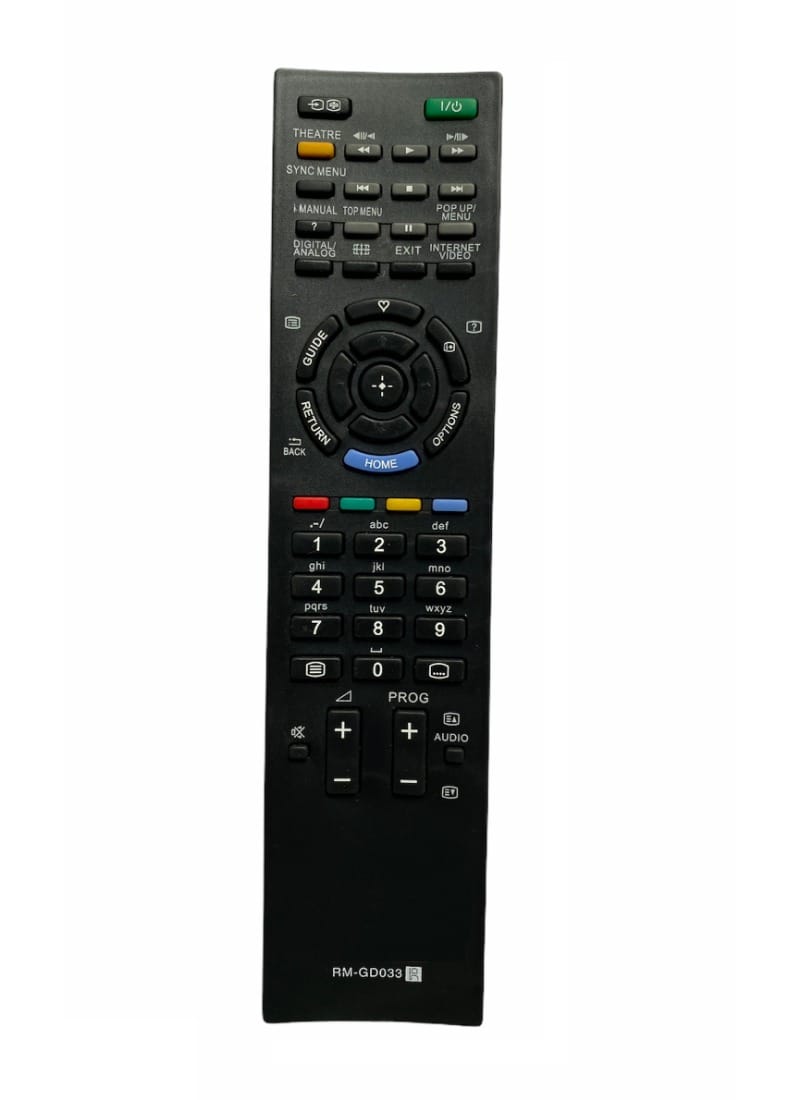 LCD-LED Remote No. URC 67, Compatible with Sony Bravia LCD-LED TV Remote Control (Black) (Color Multicolor)