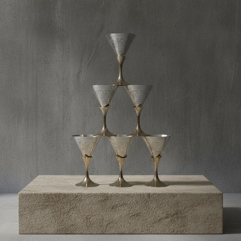 Decorative Goblet Chelam Set of 6 Pieces (BMAS001)