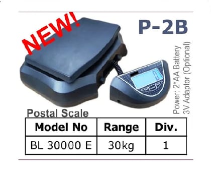 KERRO DIGITAL POSTAL SCALE BL-P2B SERIES, (40KG/1G)
