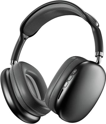 Neo P9 Bluetooth Bluetooth Headphone On Ear 2 Hours Playback Active Noise cancellation IPX4(Splash & Sweat Proof) Black