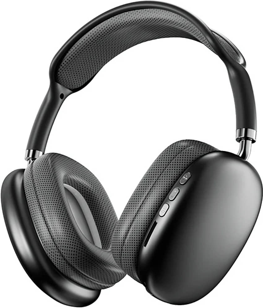 Neo P9 Bluetooth Bluetooth Headphone On Ear 2 Hours Playback Active Noise cancellation IPX4(Splash & Sweat Proof) Black