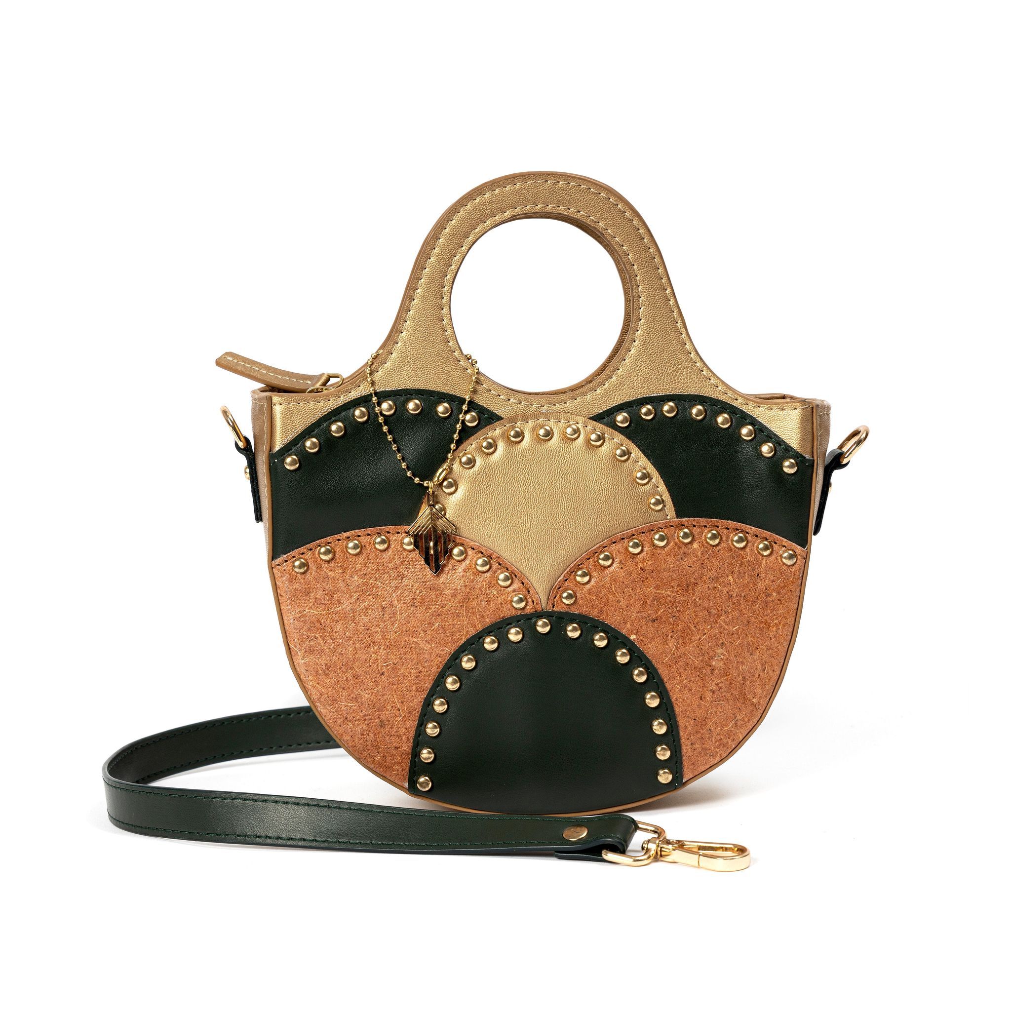 Savannah Vegan Leather Sling - Gold